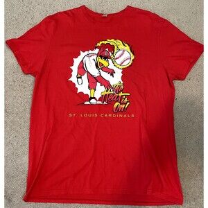 St Louis Cardinals Vintage T Shirt Red XL